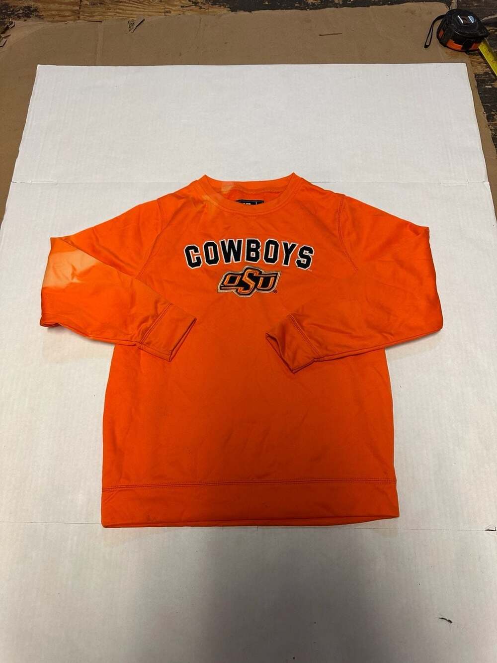 J. America Oklahoma State OSU Cowboys Fleece Crewneck Sweatshirt Youth